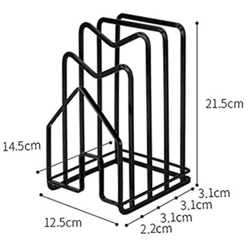 Cutting Board Rack Pot Lid Holder,Chopping Board Organizer Holder,for Cookware Storage,Freestanding