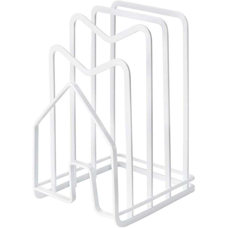 Cutting Board Rack Pot Lid Holder,Chopping Board Organizer Holder,for Cookware Storage,Freestanding