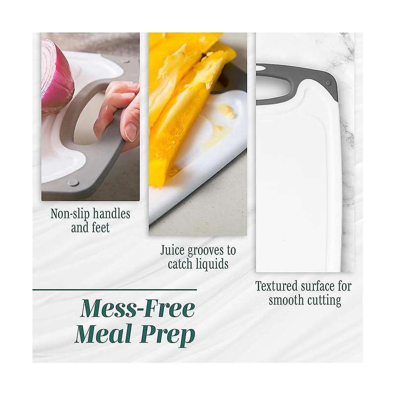 Cutting Boards for Kitchen - Chopping Board 3-pack with Cutting Board Set - Unique Gifts for Have E