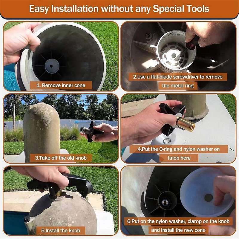CX900G Locking Knob and CX900DA Pool Filter Knob Kit for Star-Clear Plus Filters