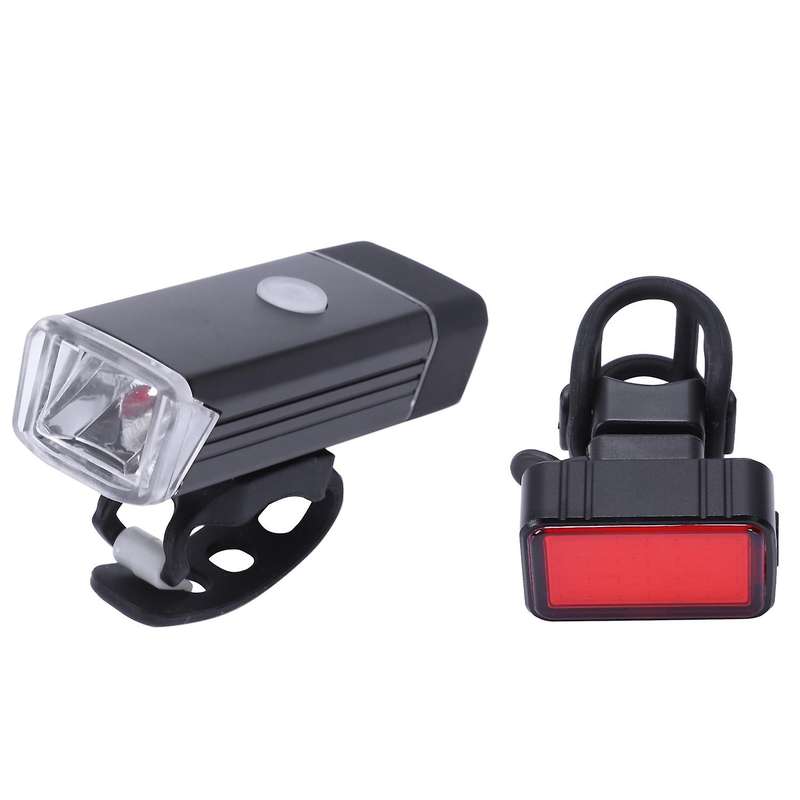 Cycling Led Headlight +Safety Warning Lamp for Cycling Flashlight Usb Rechargeable Headlight Lamp Ac