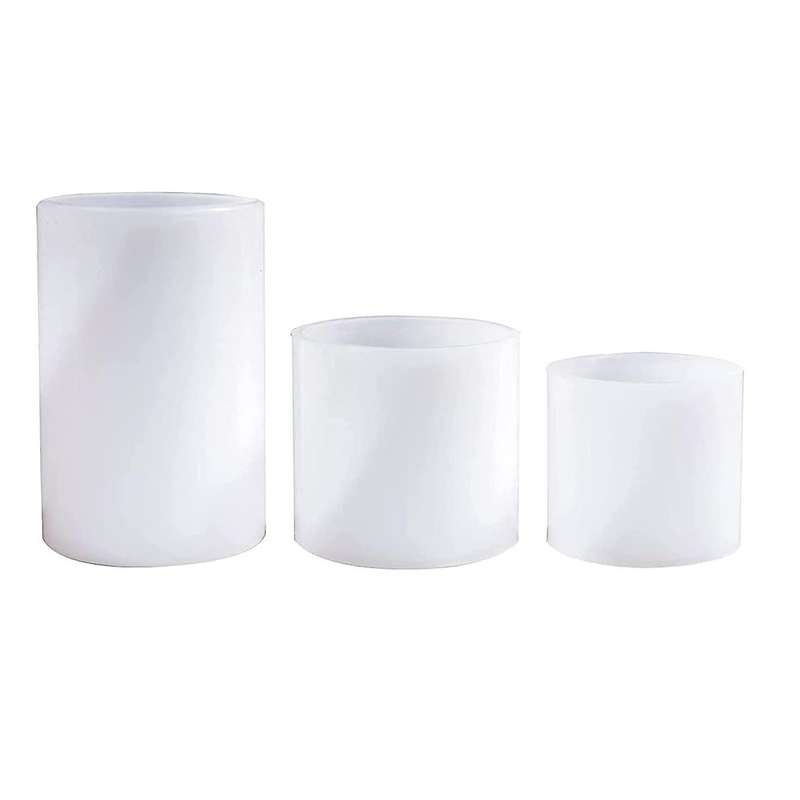 Cylinder Crystal Candle Holder ,Candle Resin Silicone for Casting,DIY Soap Making,Home Decoration
