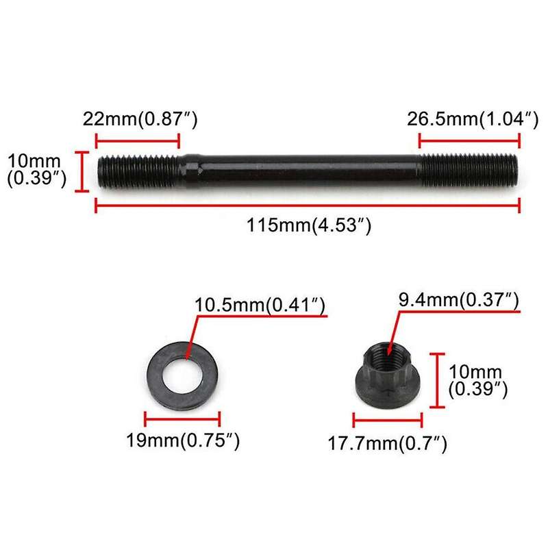 Cylinder Head Stud Kit Fits for E36 325I 2.5L 6 Cyl M50 S50US S52US 201-4302