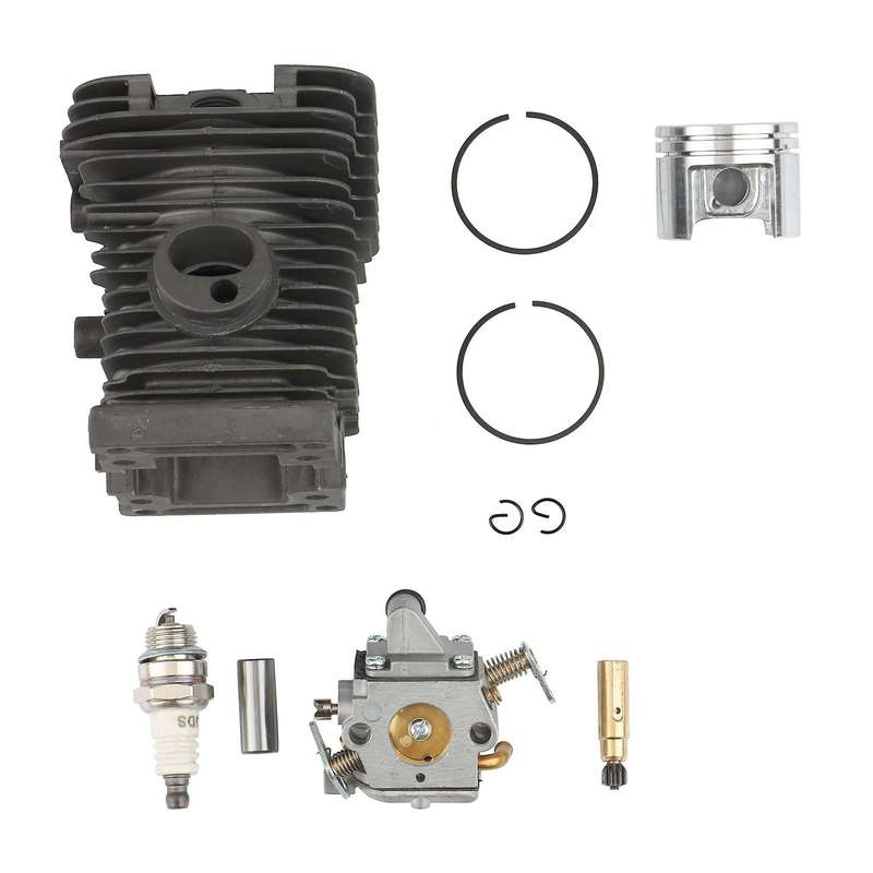 Cylinder Piston Carburetor Engine Kit for MS170 Chainsaw Replacement Parts