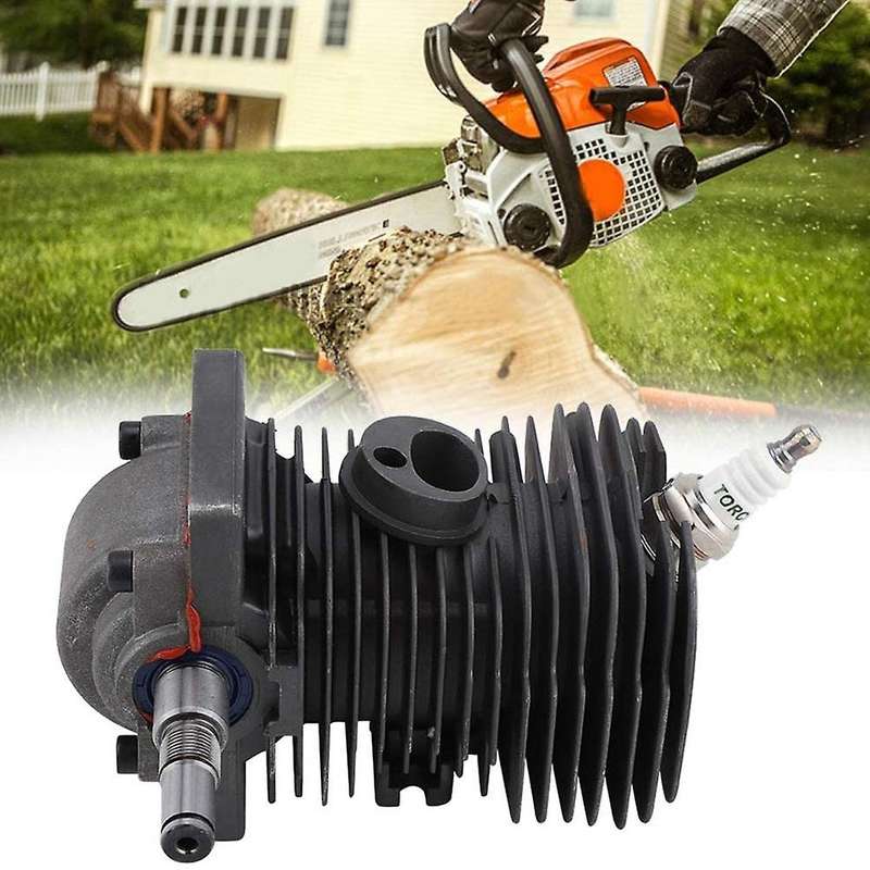 Cylinder Piston Crankshaft Kit, Engine Motor 38MM Chainsaw Motor Replacement for MS170 MS180 018 Cha