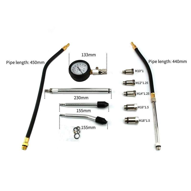 Cylinder Pressure Gauge Cylinder Pressure Detection Tool Universal Car Supplies