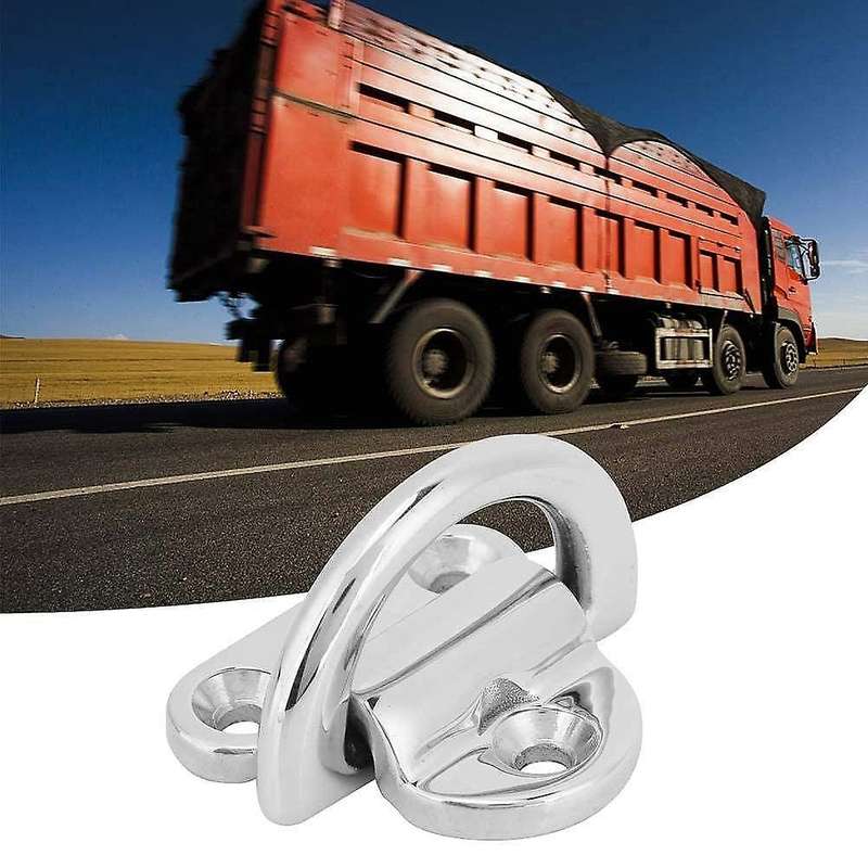 D Lashing Ring Marine Pad Stainless Steel Folding Eyelet Stowage Ring Cleat for Yacht Engine