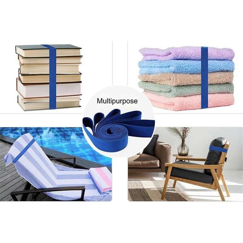 D Towel Bands, Craber for Beach Chair, Rubber Towel Clips for Pool Chair, Must Haves Beach & Cruise
