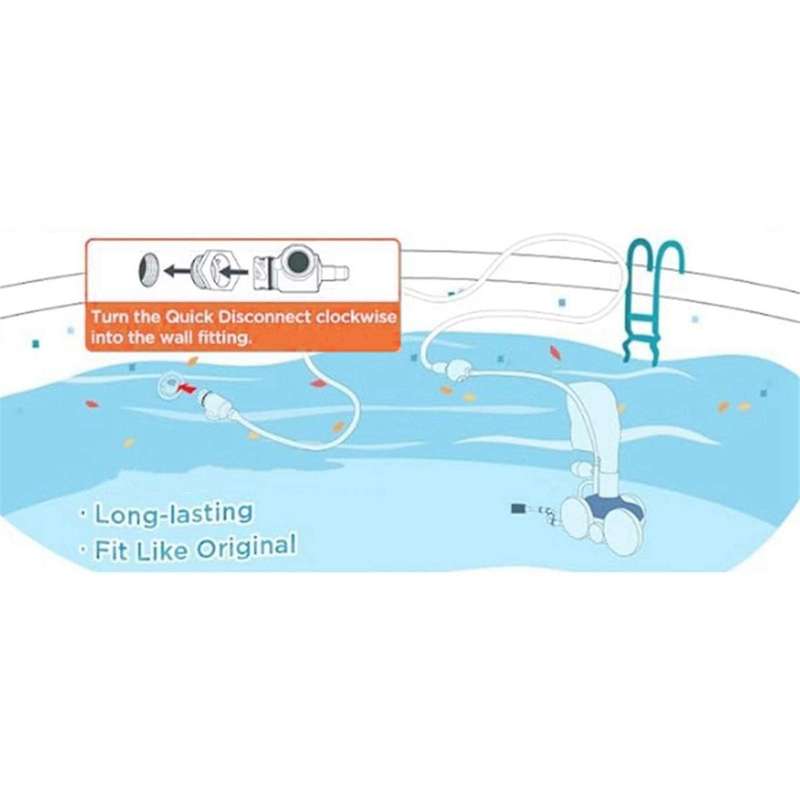D29 UWF Quick Disconnect and 9-100-9002 Relief Valve Replacement Kit for Pool Cleaner Repair Kit
