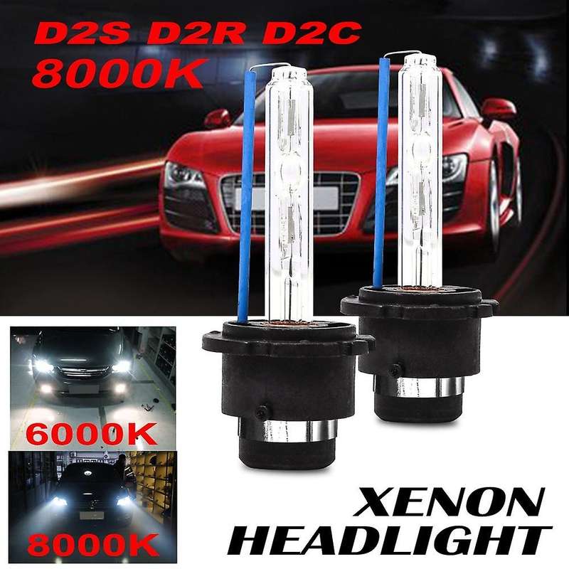 D2R/D2S/D2C 35W Hid Headlight Replacement Bulbs Lamps (1 Pair) BDT 8000K