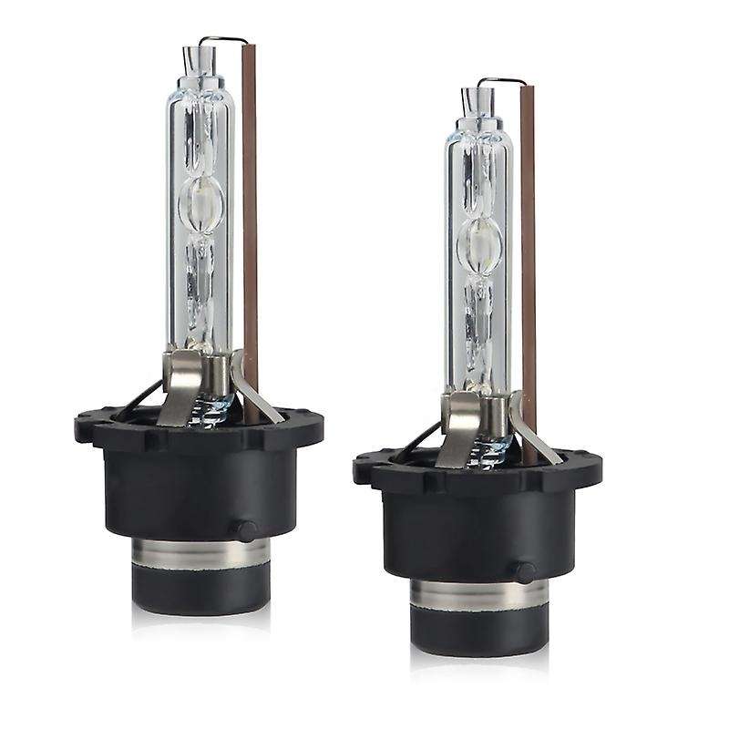 D4S HID Bulbs, Headlight Replacement Bulb 35W 4300K Warm White High Low Beam for , Pack of 2 (4300K)
