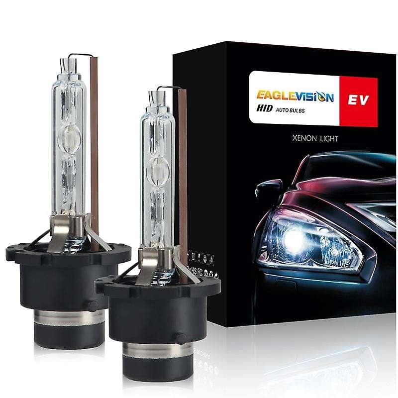 D4S HID Bulbs, Headlight Replacement Bulb 35W 4300K Warm White High Low Beam for , Pack of 2 (4300K)