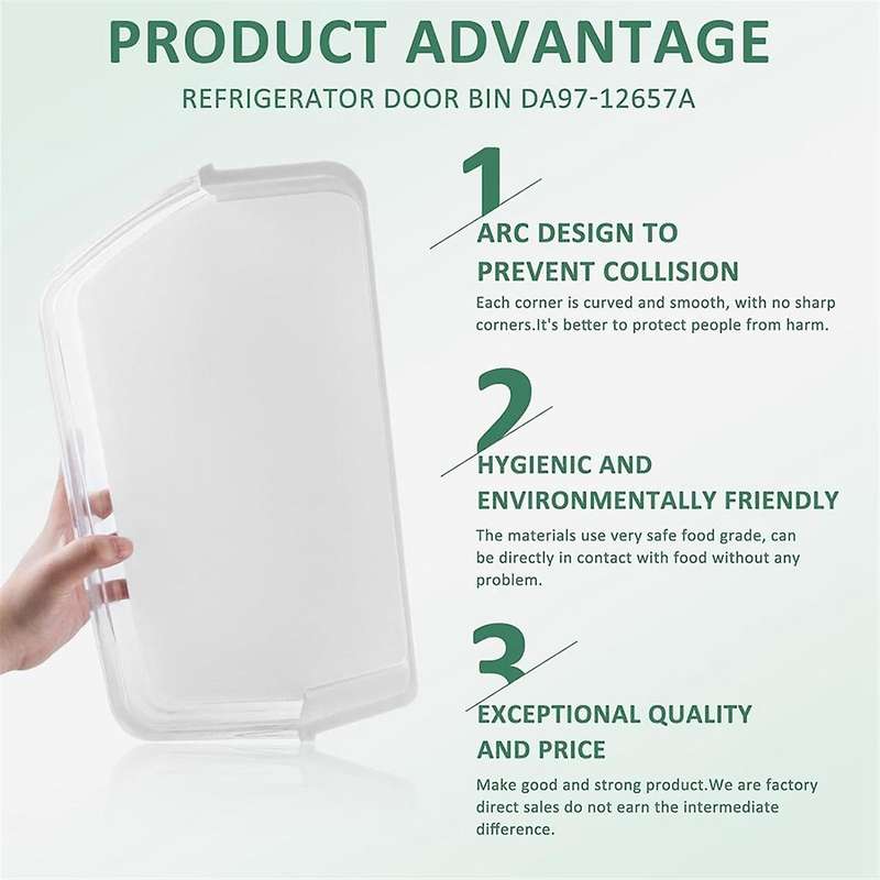 Da97-12650a Door Shelf Basket Bin Door Bin Right Replacement Refrigerator Door Shelf