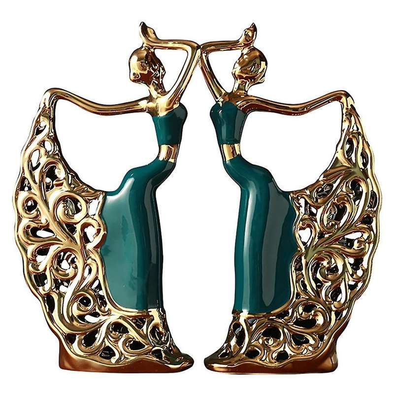Dancer Figurine Home Decoration Accessories Dancer Figurines Art Ornament Ceramics Sculpture Model