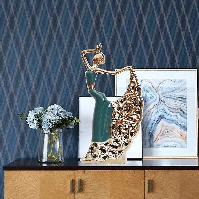 Dancer Figurine Home Decoration Accessories Dancer Figurines Art Ornament Ceramics Sculpture Model