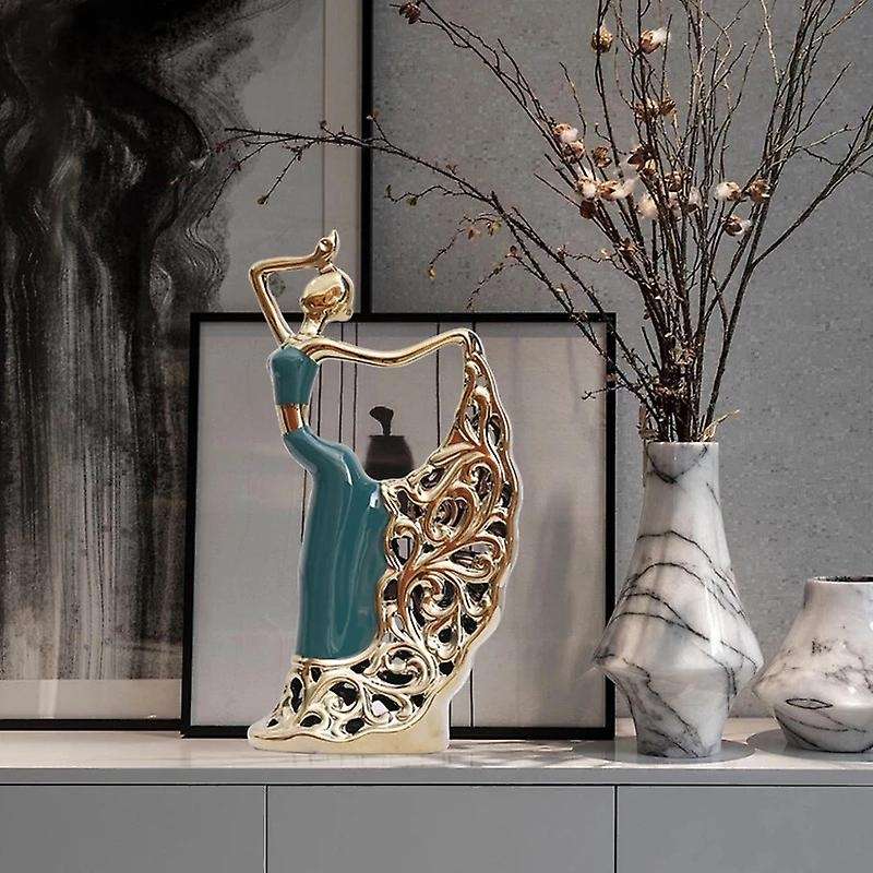 Dancer Figurine Home Decoration Accessories Dancer Figurines Art Ornament Ceramics Sculpture Model