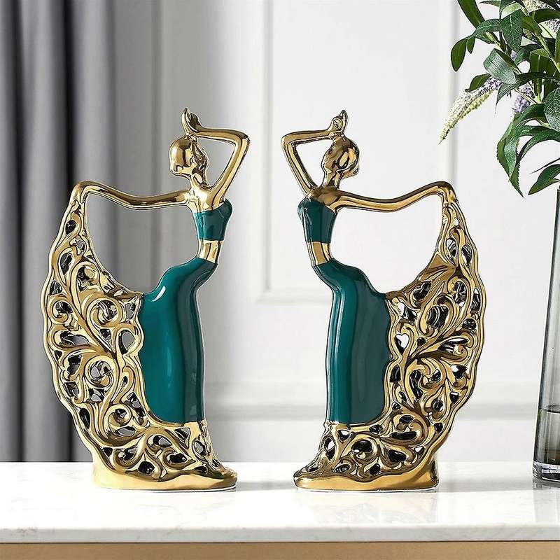 Dancer Figurine Home Decoration Accessories Dancer Figurines Art Ornament Ceramics Sculpture Model