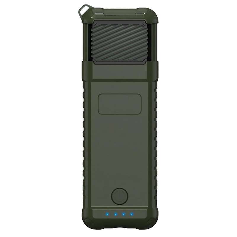 Dark Green Mosquito Repeller Portable Handheld Mosquito Repeller Lithium Battery Heated Electric Mos