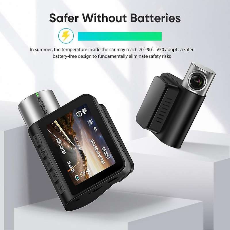 Dash Cam 4K 3840X2160P with WiFi GPS Full HD Wide Angle Camera Night Vision Loop Recording