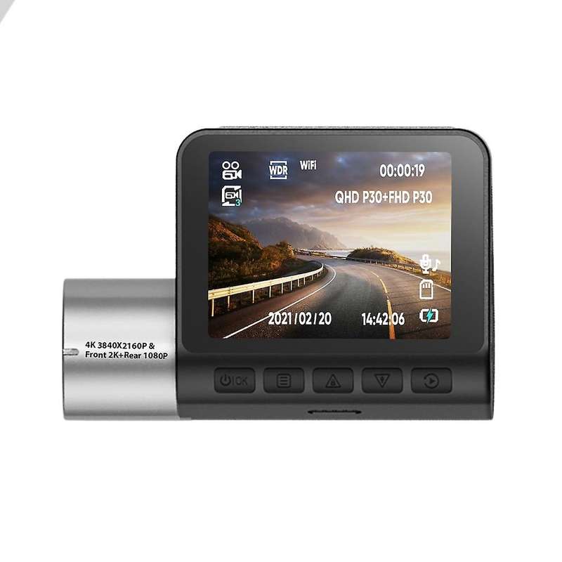 Dash Cam 4K 3840X2160P with WiFi GPS Full HD Wide Angle Camera Night Vision Loop Recording