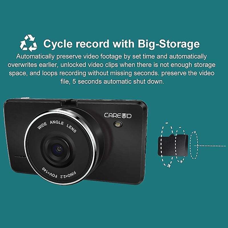 Dash Cam Car DVR Camera Full HD 1080P Drive Video Recorder Registrator Auto Dashboard Dashcam Black