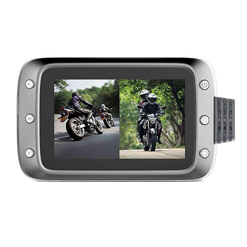 Dash Camera Front and Rear Lens Dashcam Full HD 1080p with Motorcycle GPS Driving Recorder DVR for M