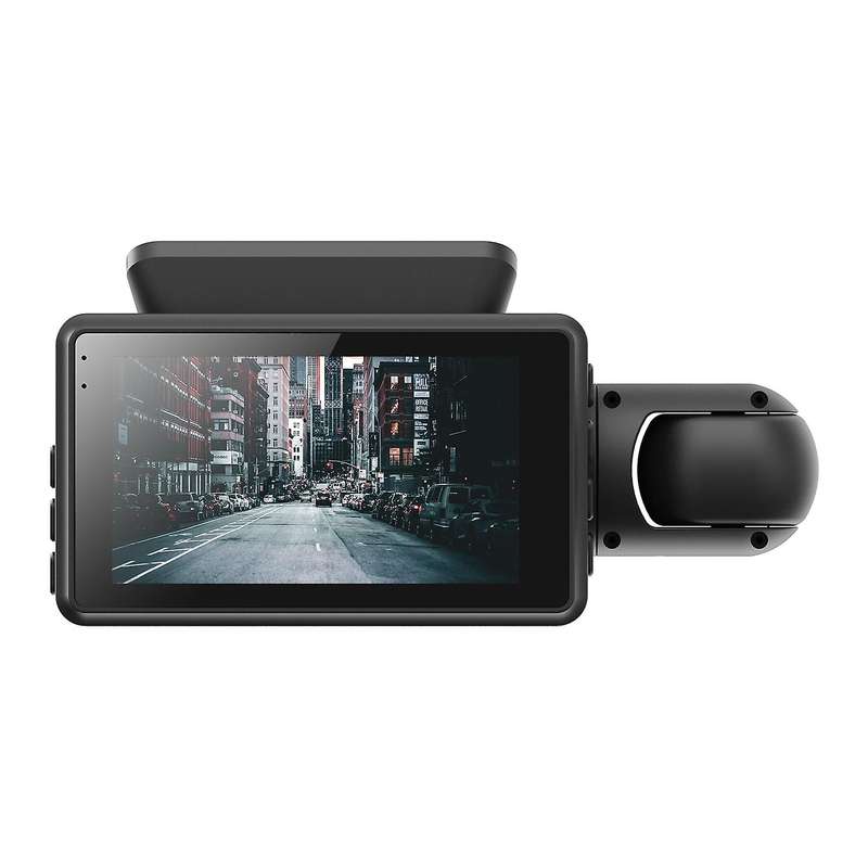 Dash Cam IPS Car DVR Camera Dual Lens Dash Cam 1080P Night Vision Driving Video Recorder