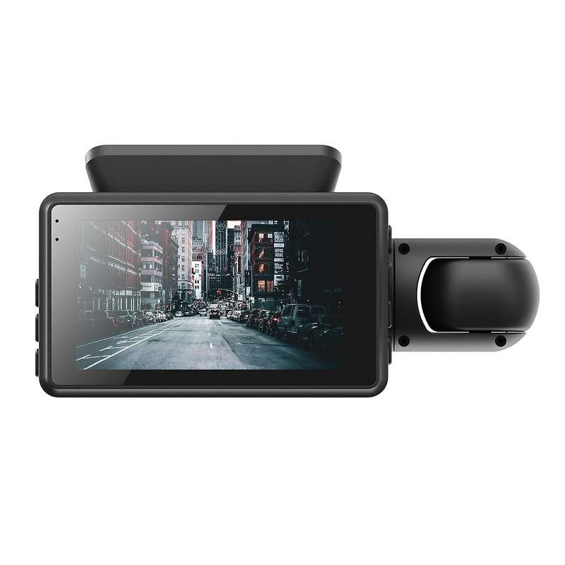 Dash Cam IPS Car DVR Camera Dual Lens Dash Cam 1080P Night Vision Driving Video Recorder