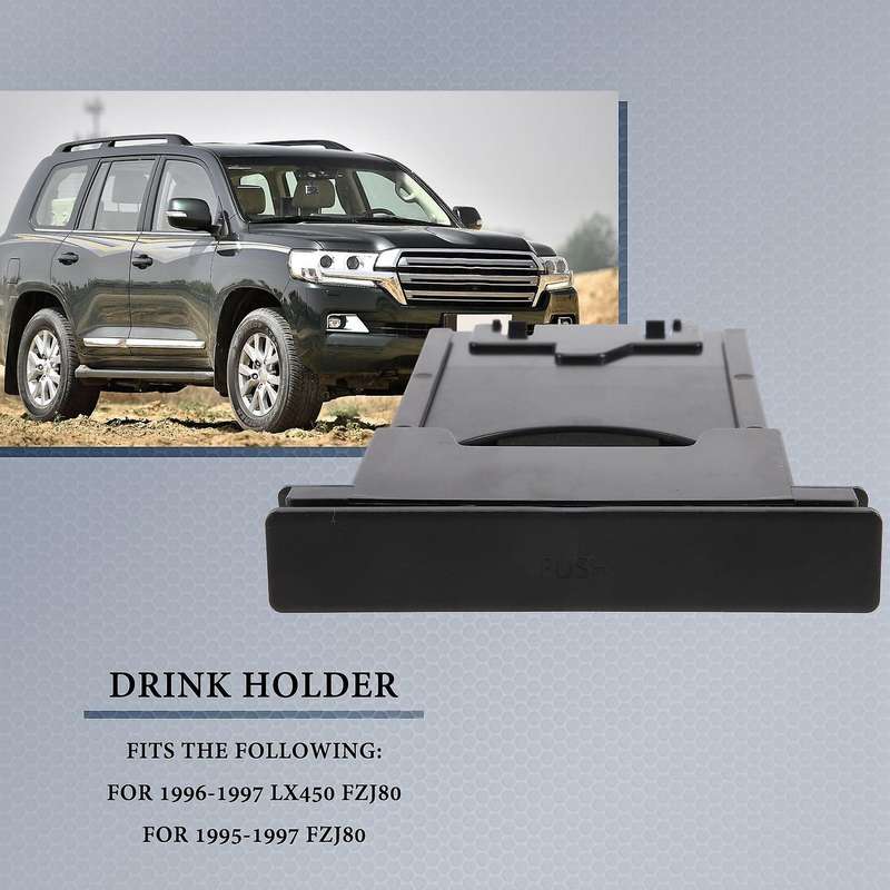 Dash Retractable Cup Holder Compatible Toyota Land Cruiser 80 Series 95-96