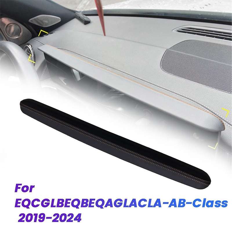 Dash Navigation Shading Cover Trim for EQC//EQB/EQA/GLA/CLA-A/B-Class 19-24 Center Screen Visor Plat