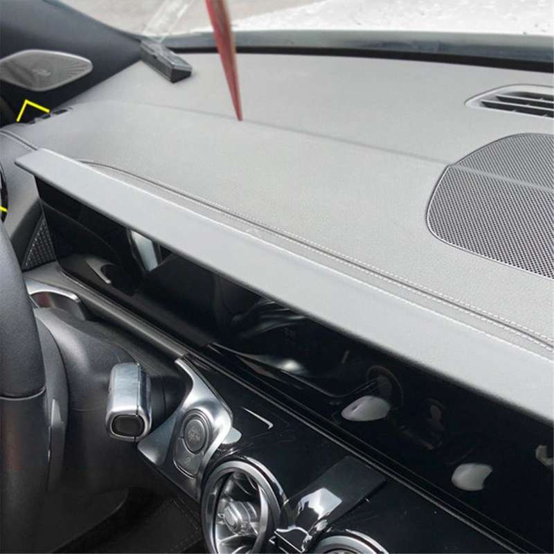 Dash Navigation Shading Cover Trim for EQC//EQB/EQA/GLA/CLA-A/B-Class 19-24 Center Screen Visor Plat