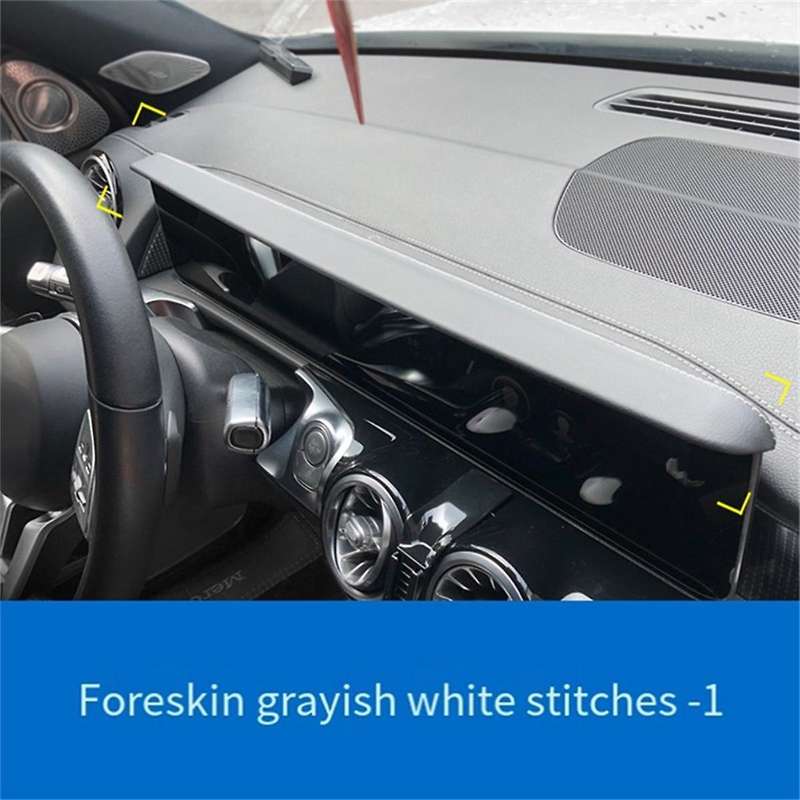 Dash Navigation Shading Cover Trim for EQC//EQB/EQA/GLA/CLA-A/B-Class 19-24 Center Screen Visor Plat