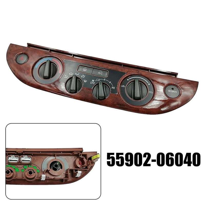 Dashboard Climate Control Heater Air Conditioning A/c Switch Panel Bezel Vent Button Assembly for 20