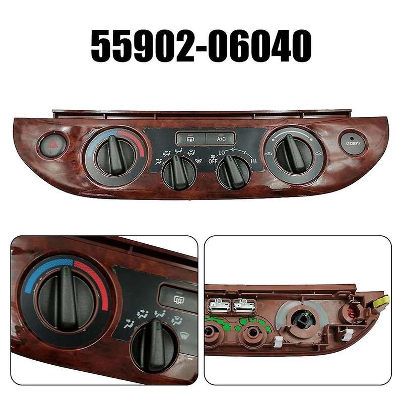 Dashboard Climate Control Heater Air Conditioning A/c Switch Panel Bezel Vent Button Assembly for 20
