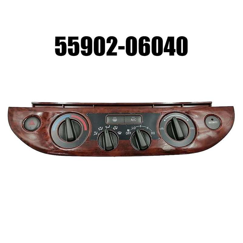 Dashboard Climate Control Heater Air Conditioning A/c Switch Panel Bezel Vent Button Assembly for 20