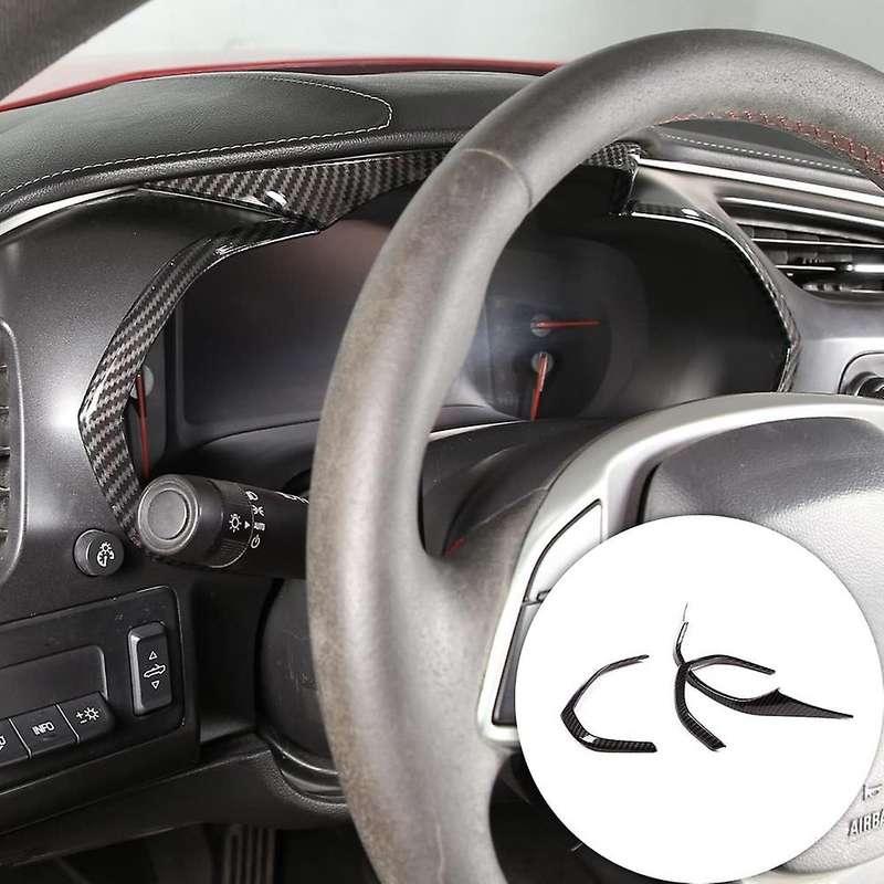 Dashboard Cover for Corvette C7 2014 2015 2016 2017 2018 2019 Accessories Abs Carbon Fiber