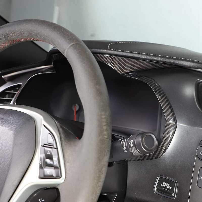 Dashboard Cover for Corvette C7 2014 2015 2016 2017 2018 2019 Accessories Abs Carbon Fiber
