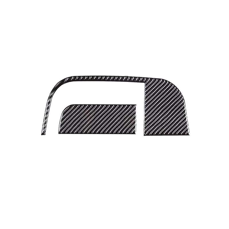 Dashboard Storage Box Panel Cover Trim Decal Stickers for 2022 2023 Accessories - Soft Carbon Fiber