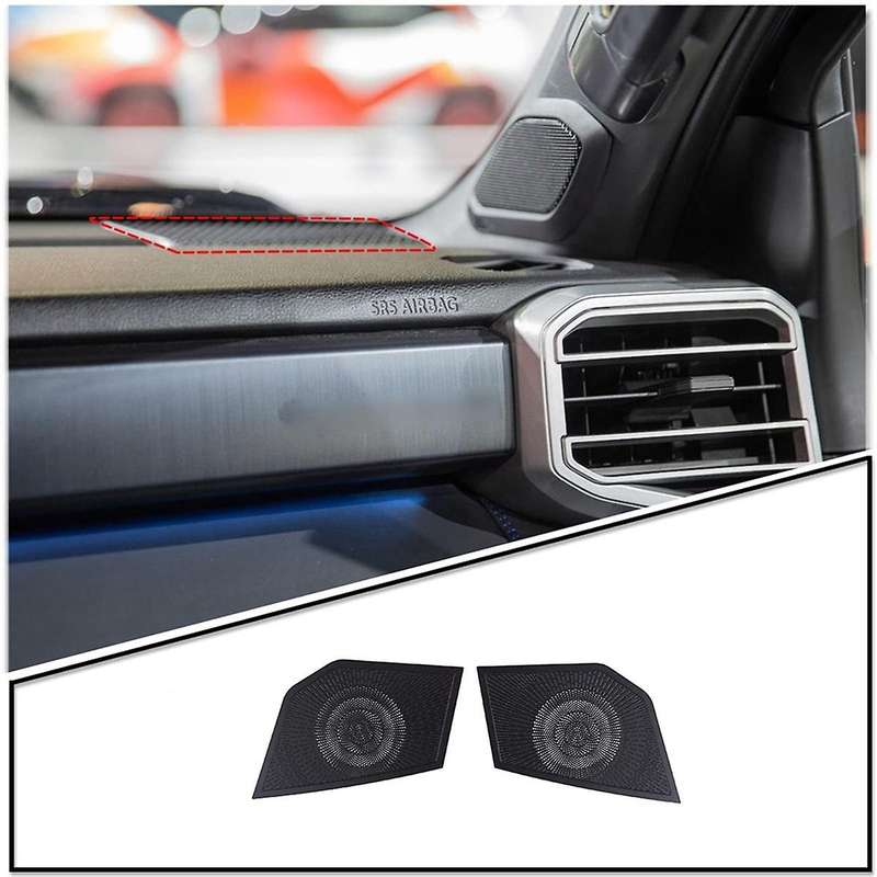 Dashboard Side Speaker Horn Cover Trim for / Sequoia 2022-2024 Interior Accessories