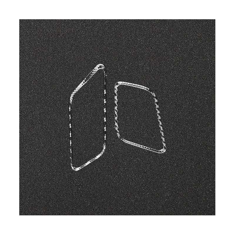 Dashboard Side Cover Trim Frame Sticker Decoration Carbon Fiber for Q5 2018-2023 Interior Accessori