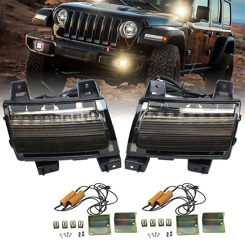 Daytime Running Lights Indicator Turn Signal Lights for 2018-2020 LED Turn Lights