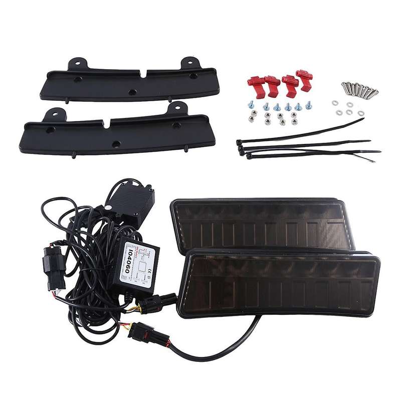 Daytime Running Light Led Turn Signal Fog Light for 03-05 As Shown