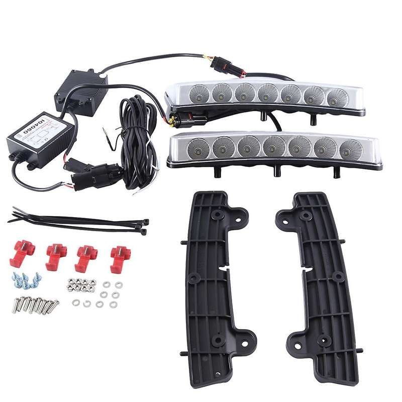 Daytime Running Light Led Turn Signal Fog Light for 03-05 White