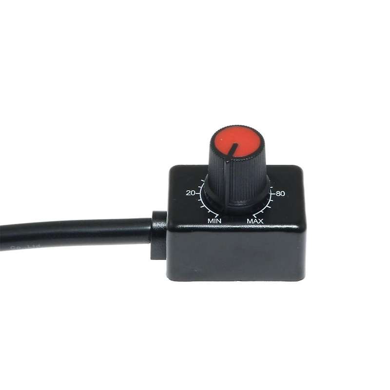 DC 0/1-10V Knob LED Dimmer,Low Voltage Passive Dimmer PWM Dimming for 0-10V or 1-10V Dimmable Electr