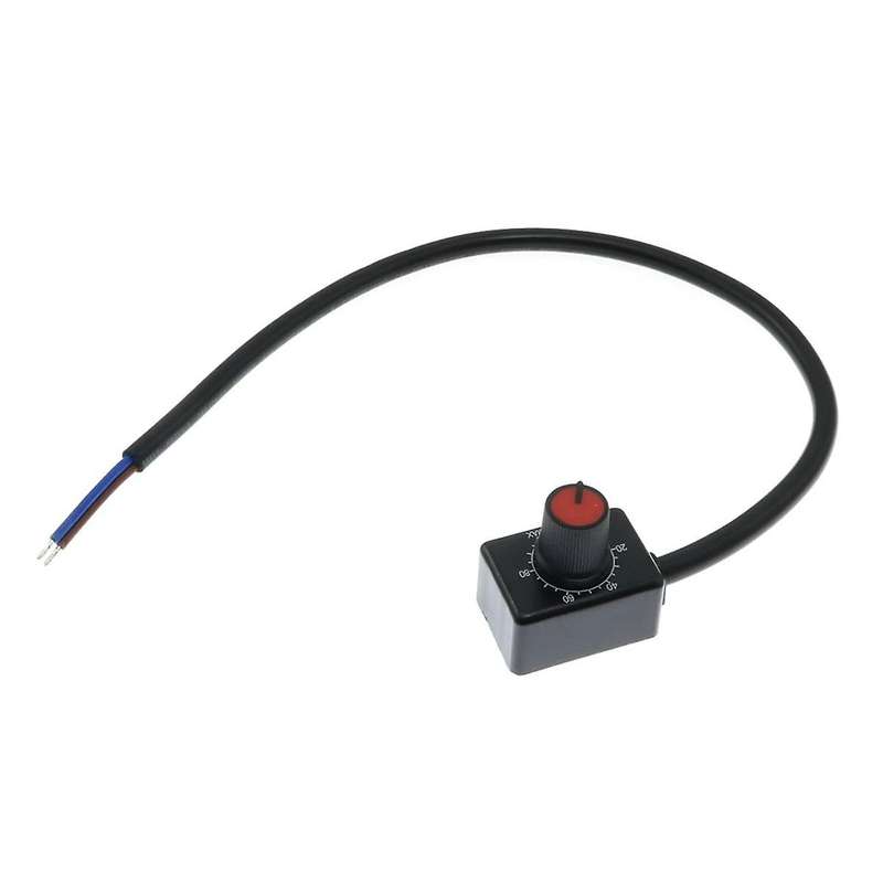 DC 0/1-10V Knob LED Dimmer,Low Voltage Passive Dimmer PWM Dimming for 0-10V or 1-10V Dimmable Electr