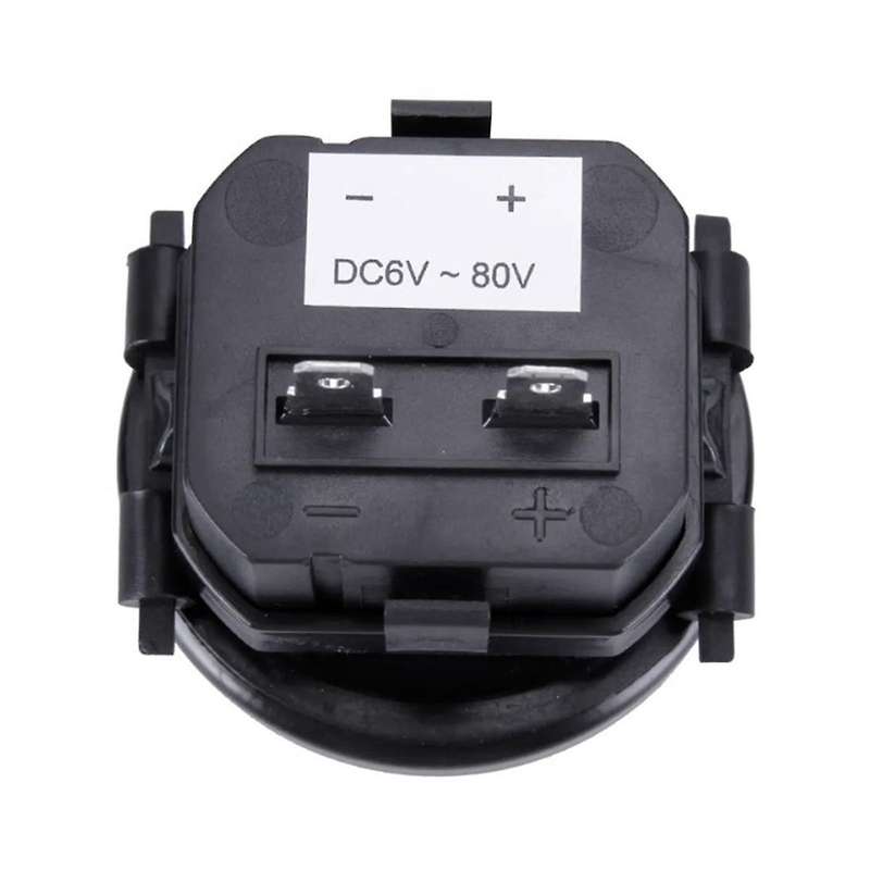 DC 12/24/36V Digital Timer Quartz Timer for Marine Engine 2 Inch Waterproof Gauge Motorcycle Car Tru