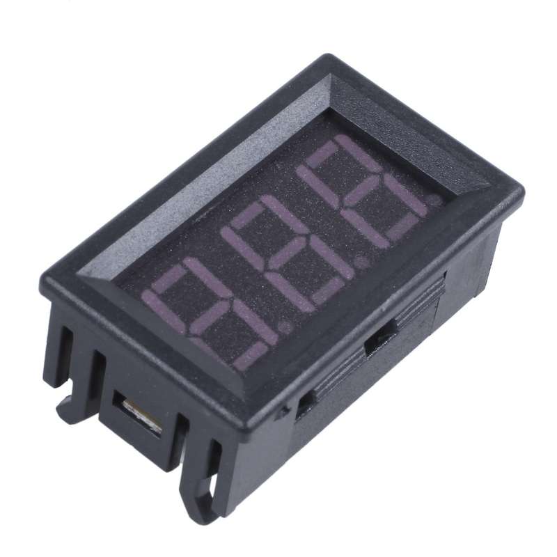 Dc 0-99.9v 3 Wire Led Digital Display Panel Volt Meter Voltage Voltmeter Car Motor - Red