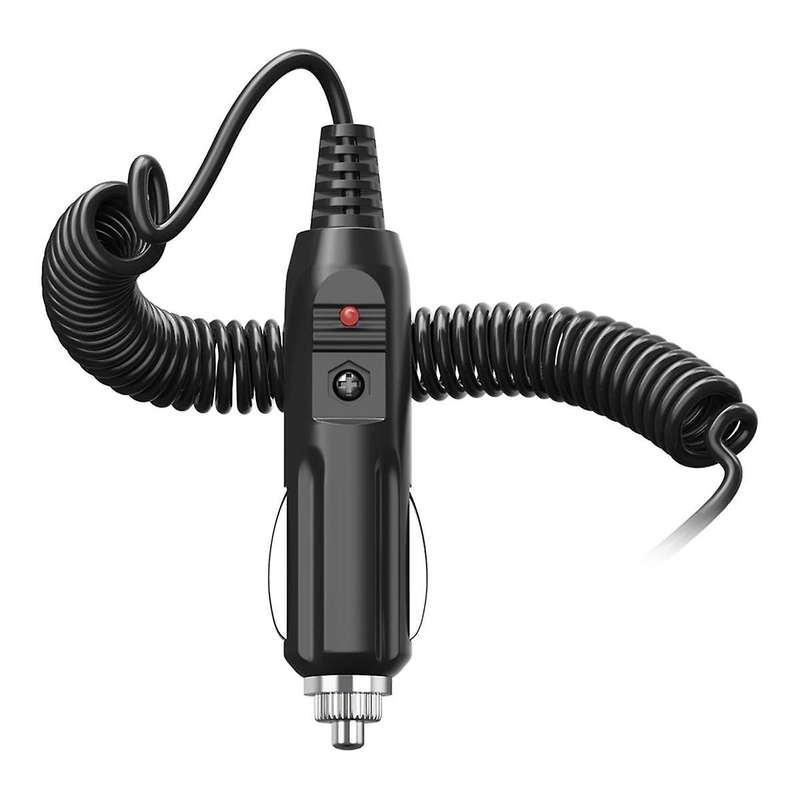 DC 12V Car Charger Power Cable Universal 5.5X2.1Mm for Car Lighter Built-in 3A Fuse with Indicator L