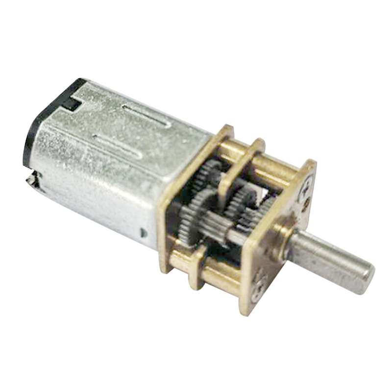 DC 12V Gear Reversible High Torque Worm Gear Motor with Long Output Shaft 100 RPM