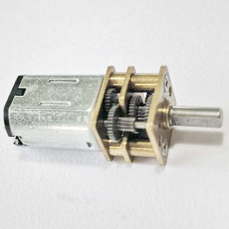 DC 12V Gear Reversible High Torque Worm Gear Motor with Long Output Shaft 100 RPM